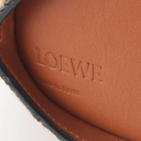Loewe Bunny Tweed x Leather Check Shoulder Bag Brown - Picture 8 of 10